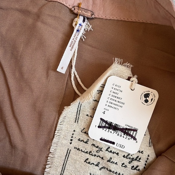 Free People Bali Honeybuzz Suede Shorts by Sorbet Size 4 NWT - Picture 10 of 15